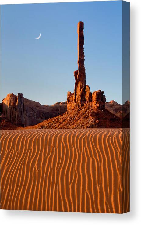 Tranquility Canvas Print featuring the photograph Monument Valley Arizona #3 by Russell Burden