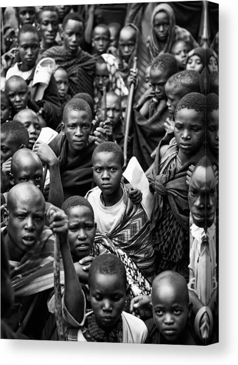 Africa Canvas Print featuring the photograph Am I The One by Goran Jovic