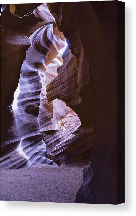 Antelope
Canyon
Light
Rocks Canvas Print featuring the photograph Antelope Canyon by Jay Zhu