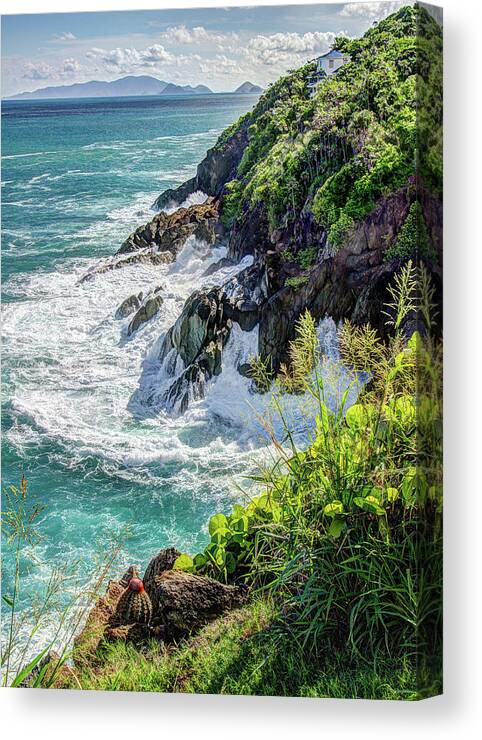St Thomas Canvas Print featuring the photograph Devils Triangle by Gary Felton
