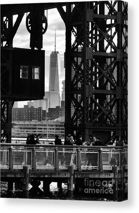 Freedom Tower Canvas Print featuring the photograph Freedom Tower by Steve Ember