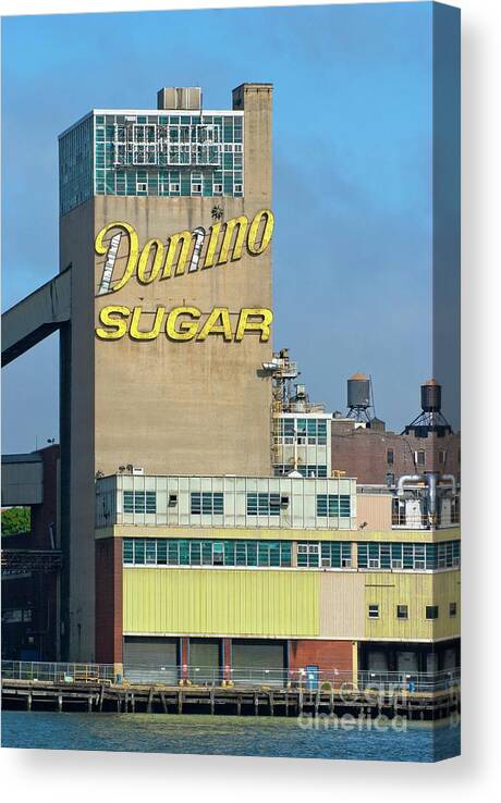 Historic Canvas Print featuring the photograph Historic New York Sugar Factory by Mark Williamson/science Photo Library