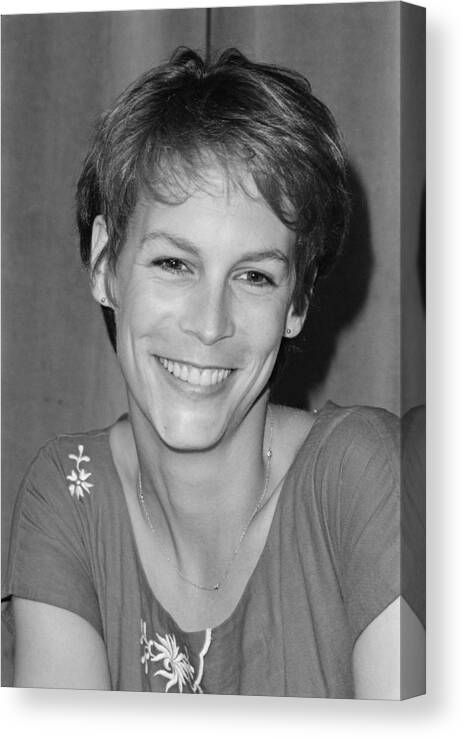 Event Canvas Print featuring the photograph Jamie Lee Curtis by Michael Ochs Archives