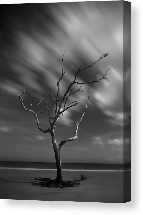 Jekyll Island Canvas Print featuring the photograph Jekyll Island Midnight by Matt Hammerstein