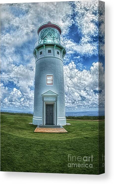 Hawaii Canvas Print featuring the photograph Kileaua Lighthouse by Eye Olating Images