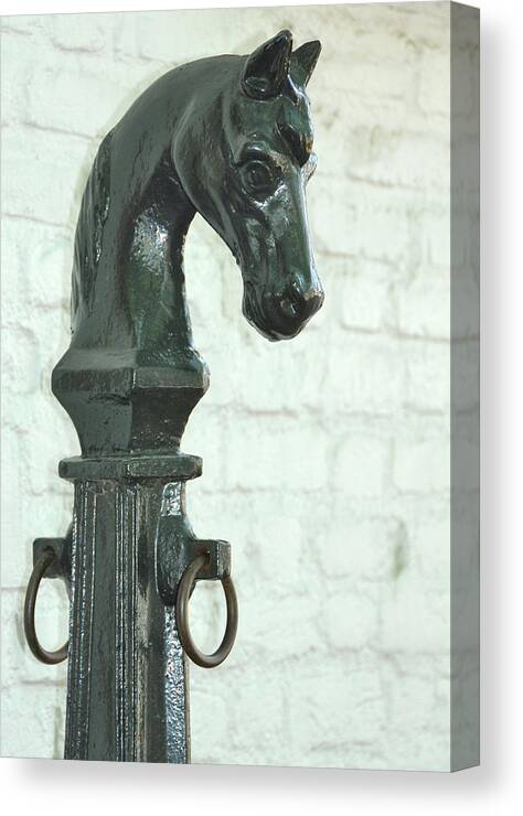 America Canvas Print featuring the photograph Middleburg Hitching Post by JAMART Photography