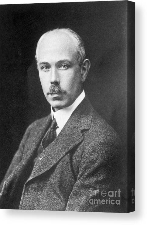 Physicist Canvas Print featuring the photograph Physicist Francis William Aston by Bettmann