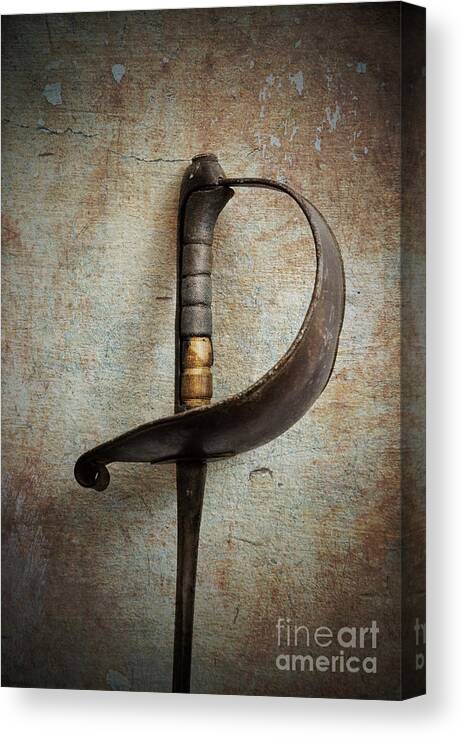 Sword Canvas Print featuring the photograph Sword by Jelena Jovanovic