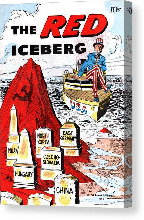 The Red Iceberg Canvas Print / Art by Unknown - Fine America