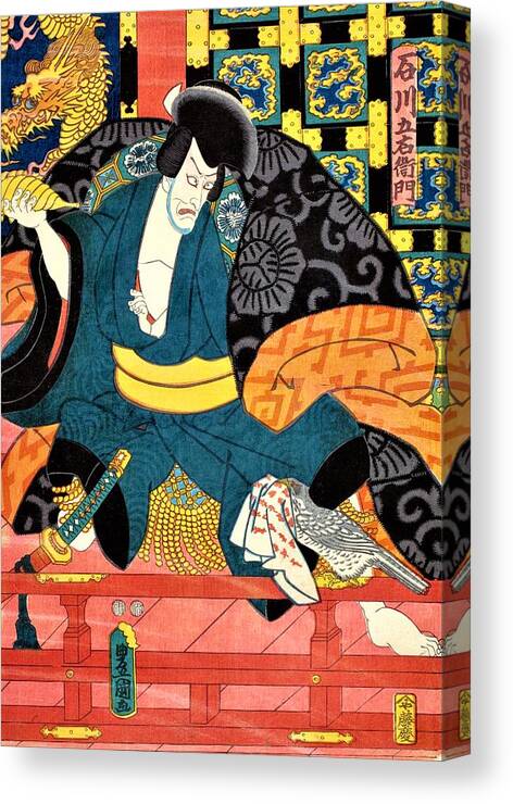 Utagawa Canvas Print featuring the painting Top Quality Art - ISHIKAWA GOEMON by Utagawa Kunisada