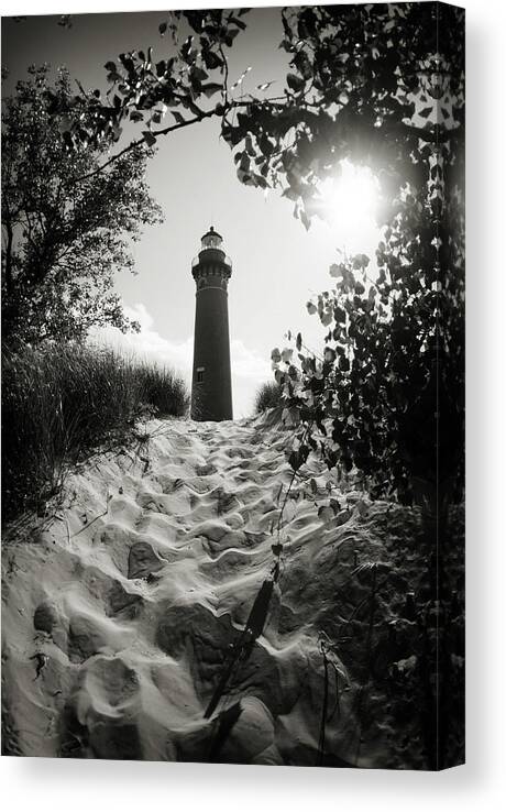 Lighthouse Canvas Print featuring the photograph Tower by Michelle Wermuth