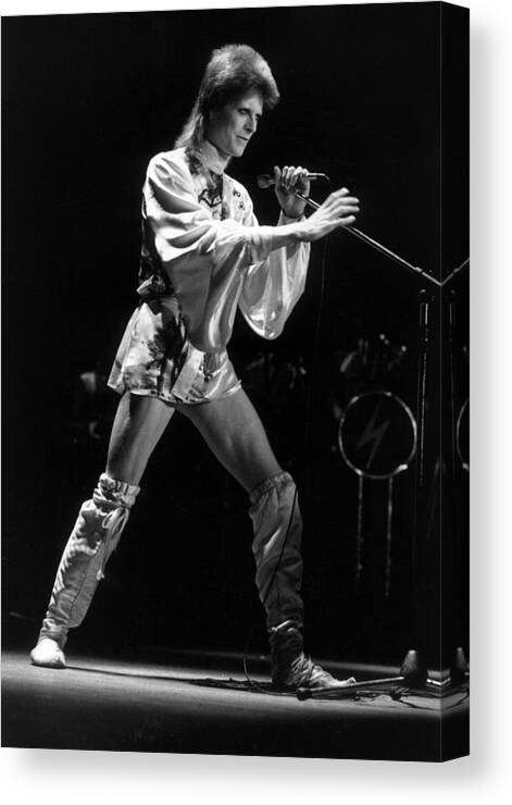Ziggy Stardust - Persona Canvas Print featuring the photograph Ziggy by Steve Wood