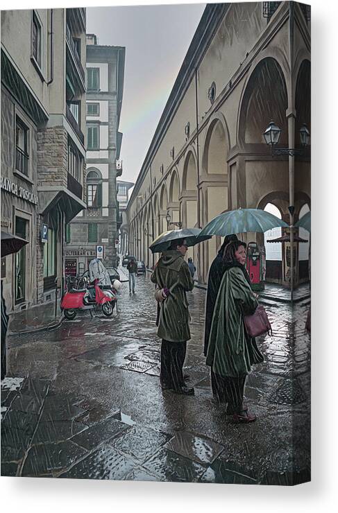 Florence Canvas Print featuring the photograph Florence #1 by Jim Mathis