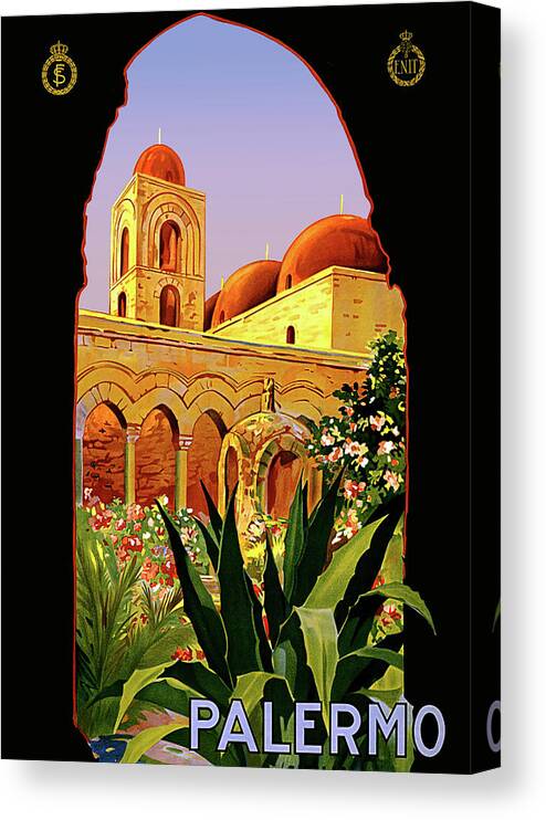 Palermo Canvas Print featuring the painting Palermo #1 by Long Shot