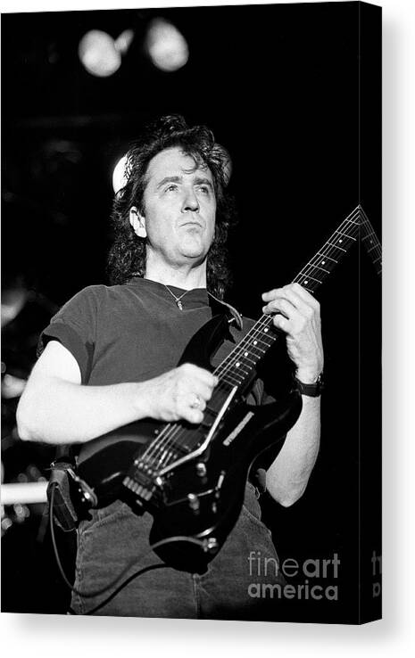 Singer Canvas Print featuring the photograph Buck Dharma - Blue Oyster Cult #13 by Concert Photos