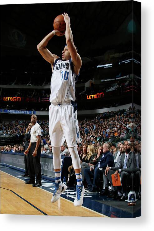 Seth Curry Canvas Print featuring the photograph Seth Curry #2 by Danny Bollinger