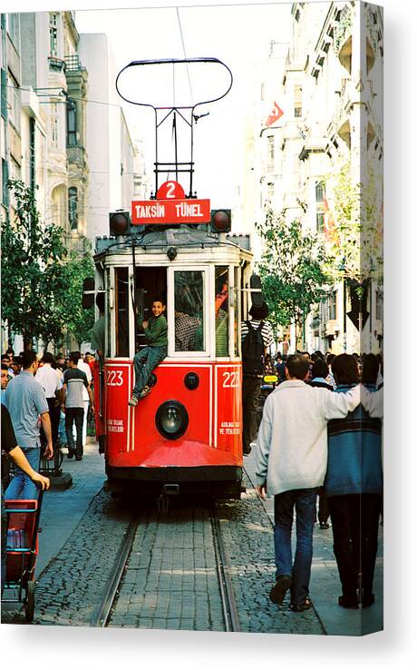 Travel Canvas Print featuring the photograph Istanbul by Claude Taylor