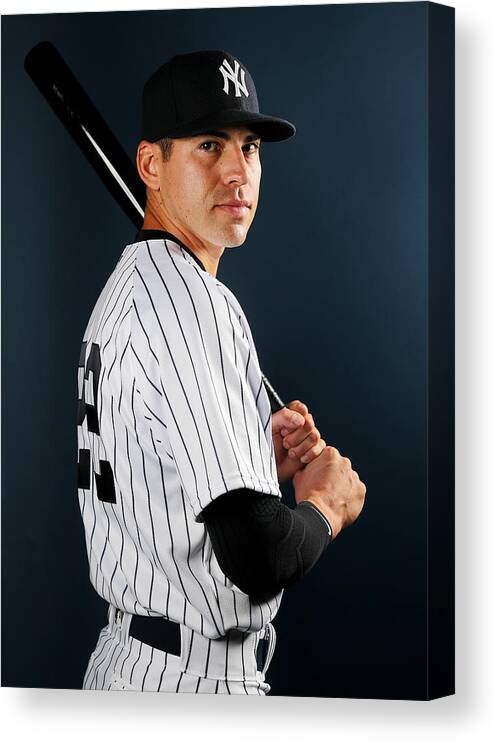 Media Day Canvas Print featuring the photograph Jacoby Ellsbury #4 by Elsa