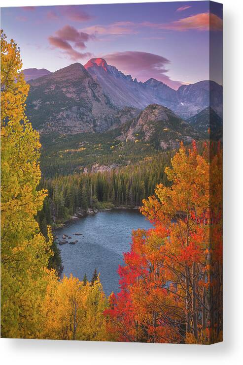 Bear Lake Canvas Print featuring the photograph Bear Lake Beauty by Darren White