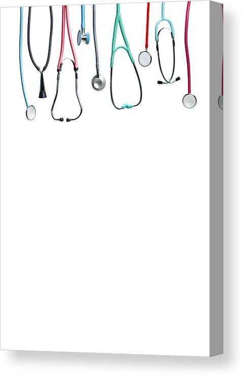 Expertise Canvas Print featuring the photograph Choice of healthcare stethoscope by Peter Dazeley
