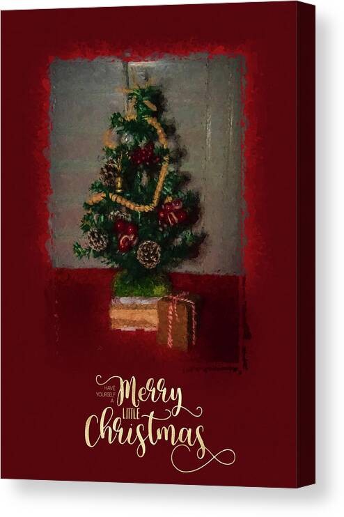 Holiday Canvas Print featuring the photograph Christmas Card 0884 by Cathy Kovarik