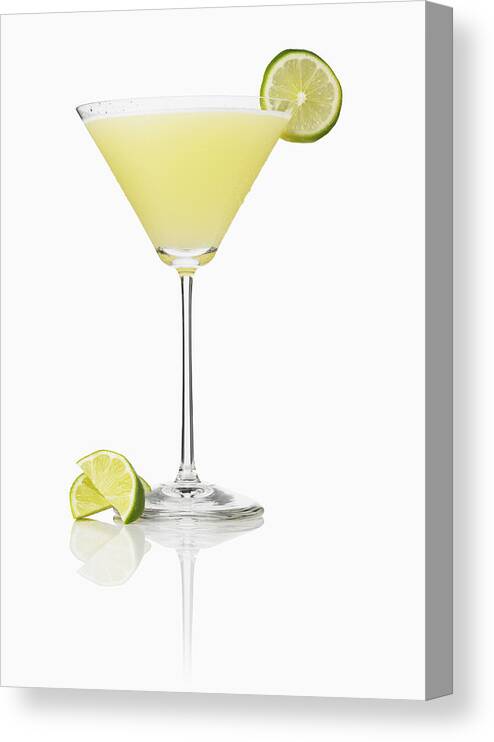 Martini Glass Canvas Print featuring the photograph Citrus martini by Jack Andersen