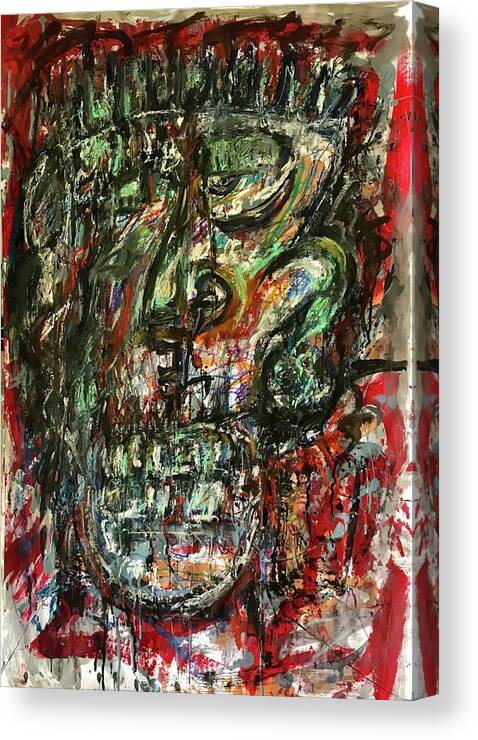 Abstract  Canvas Print featuring the painting May #1 2020 by Gustavo Ramirez
