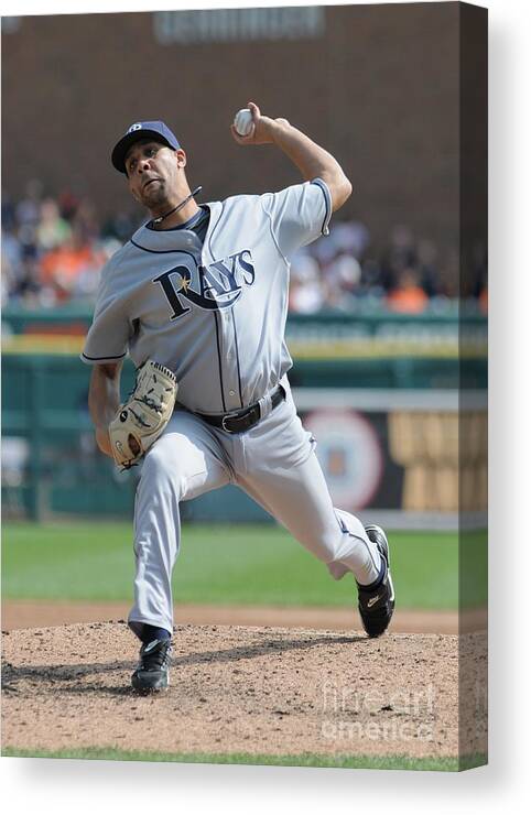 David Price Canvas Print featuring the photograph David Price by Mark Cunningham