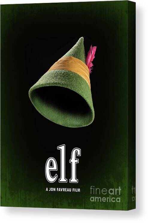 Movie Poster Canvas Print featuring the digital art Elf by Bo Kev