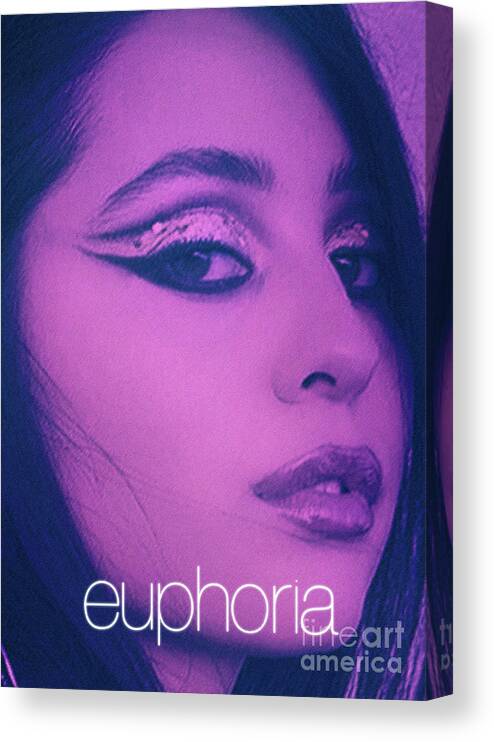 Euphoria Canvas Print featuring the digital art Euphoria - 4 by Bo Kev