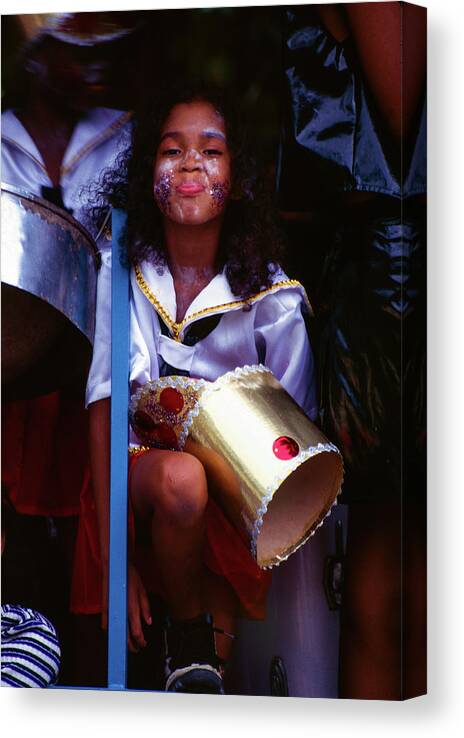 Trinidad Canvas Print featuring the photograph Fancy Sailor - Carnival, Trinidad and Tobago by Earth And Spirit
