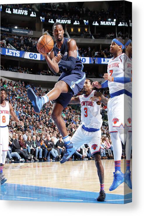 Nba Pro Basketball Canvas Print featuring the photograph Harrison Barnes by Danny Bollinger