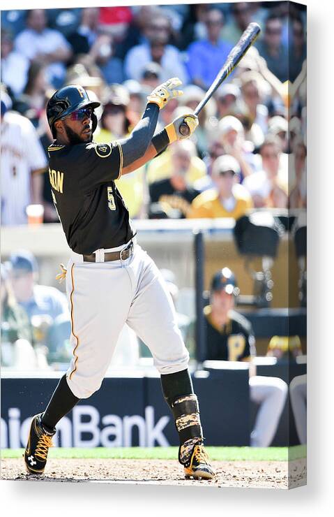 California Canvas Print featuring the photograph Josh Harrison by Denis Poroy