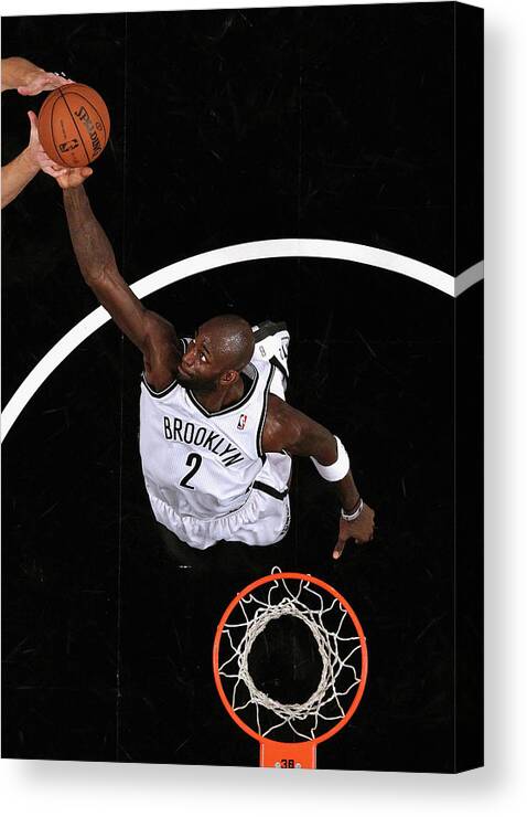 Nba Pro Basketball Canvas Print featuring the photograph Kevin Garnett by Al Bello