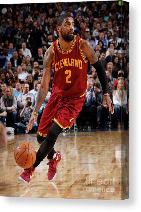 Kyrie Irving Canvas Print featuring the photograph Kyrie Irving by Glenn James