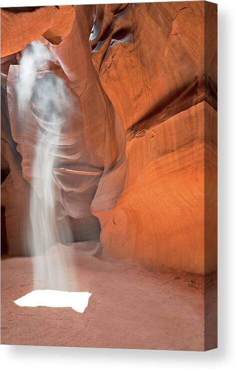 Antelope Canyon Canvas Print featuring the photograph March 2018 Ghost by Alain Zarinelli