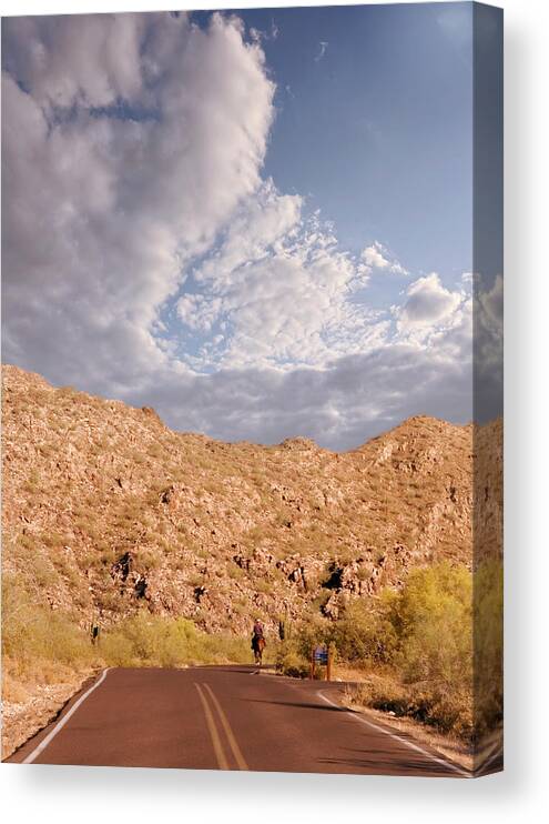 Mountain Road Photo Canvas Print featuring the photograph Mountain Road by Bob Pardue