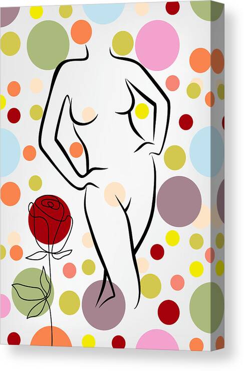 Sexy Girl Big Boobs Canvas Print / Canvas Art by Mounir Khalfouf - Pixels