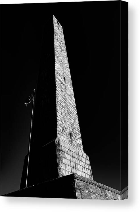 High Point State Park Canvas Print featuring the photograph NJ Veterans Memorial by Amelia Pearn
