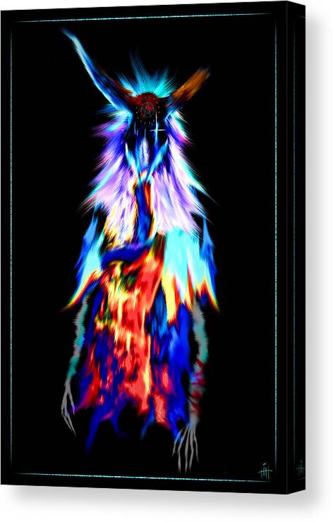 Skull Canvas Print featuring the digital art Nothing Left But Pain by Till Xi
