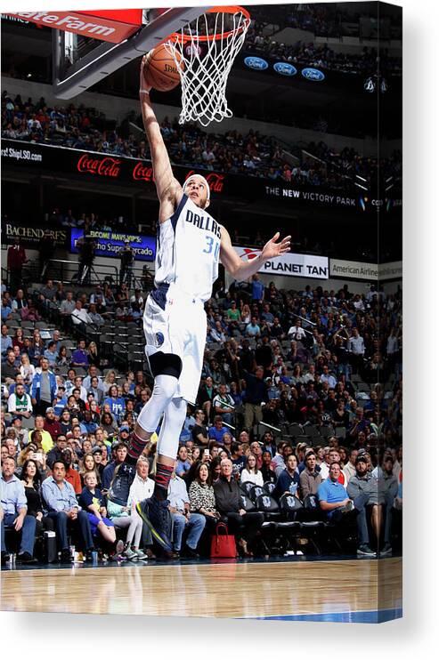 Seth Curry Canvas Print featuring the photograph Seth Curry by Danny Bollinger