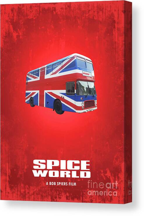 Movie Poster Canvas Print featuring the digital art Spice World by Bo Kev