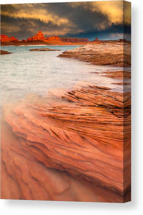 Glen Canyon Canvas Print featuring the photograph Storm by Peter Boehringer