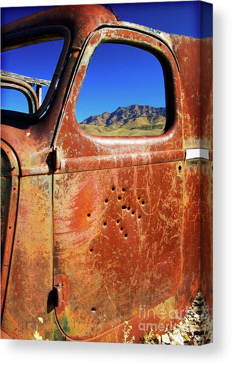 Texas Canvas Print featuring the photograph Texas Chihuahuan Desert by David Little-Smith