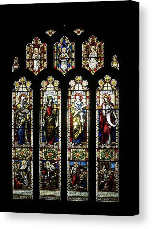 Building Canvas Print featuring the photograph The Four Apostles by Shirley Mitchell