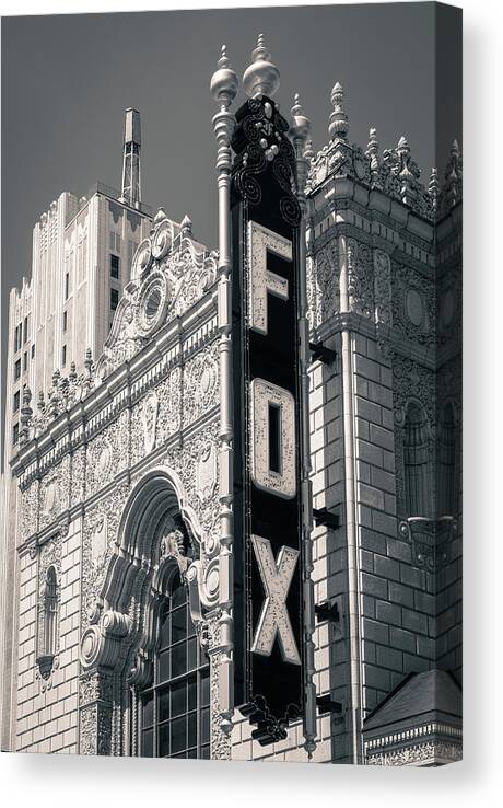 Fox Theatre Canvas Print featuring the photograph The Fox by Scott Rackers