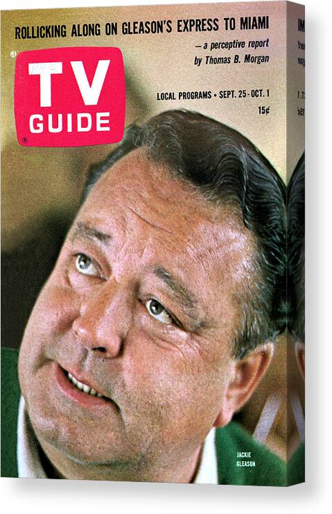 1960s Tv Canvas Print featuring the photograph TV Guide TVGC001 H5688 by TV Guide Everett Collection