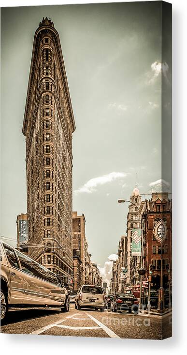 Nyc Canvas Print featuring the photograph Big In The Big Apple by Hannes Cmarits