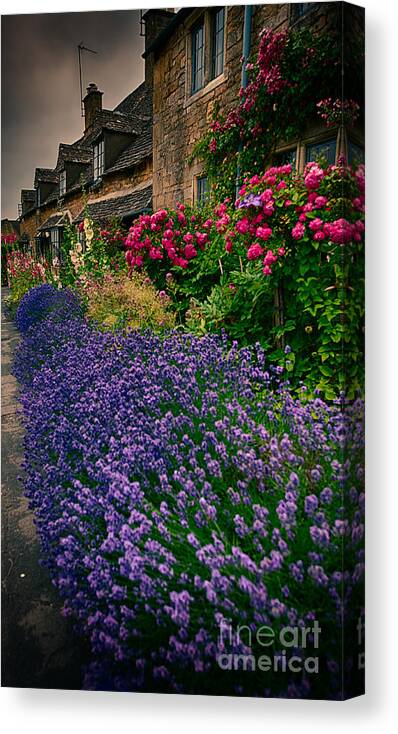 Cotswolds Canvas Print featuring the photograph Yellowstone Cottage VI by Jack Torcello
