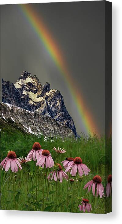 Mountains Canvas Print featuring the photograph 3960 by Peter Holme III